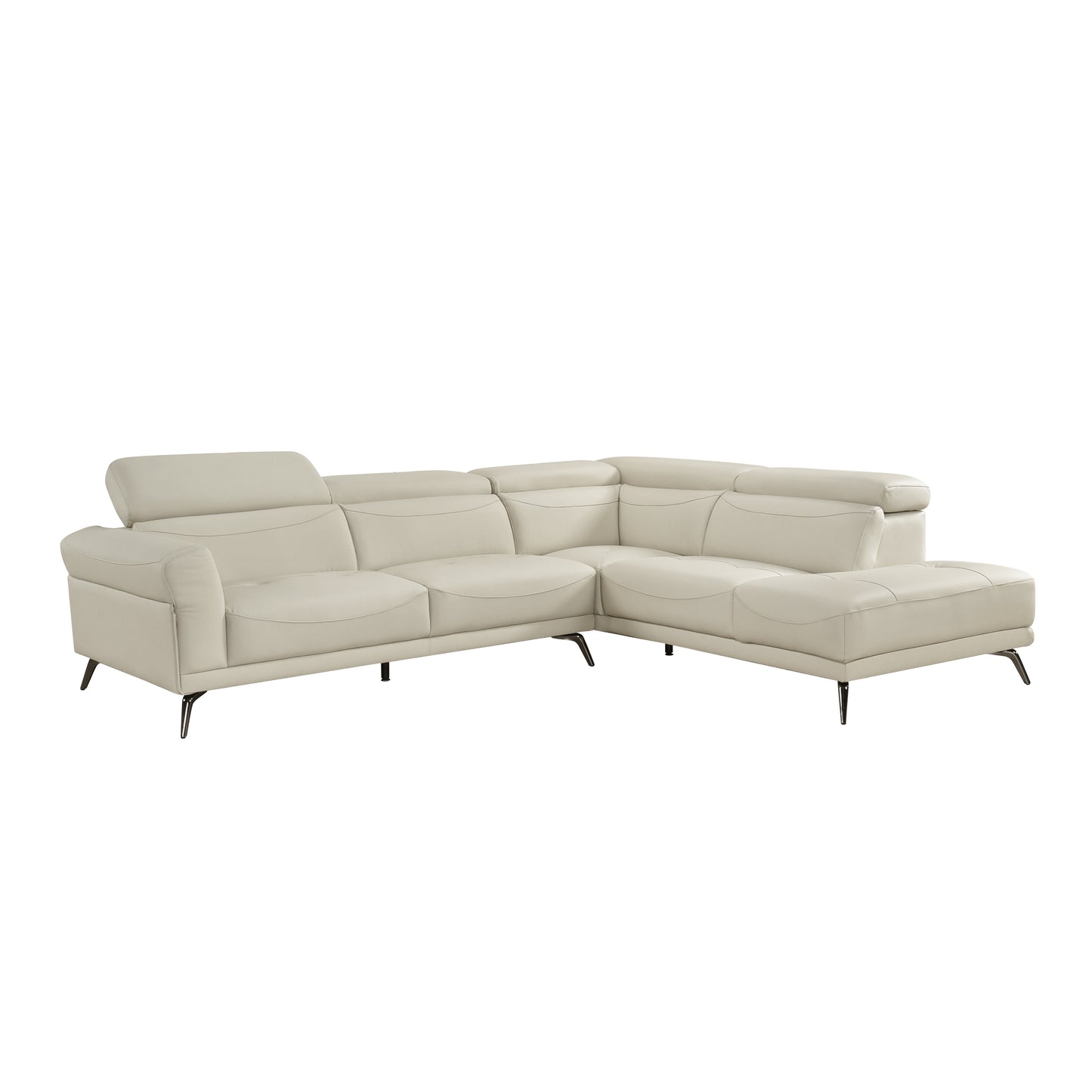 8456BEG*22LRC - (2)2-Piece Sectional with Right Side Chaise