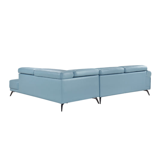 8456BUE*22LRC - (2)2-Piece Sectional with Right Side Chaise