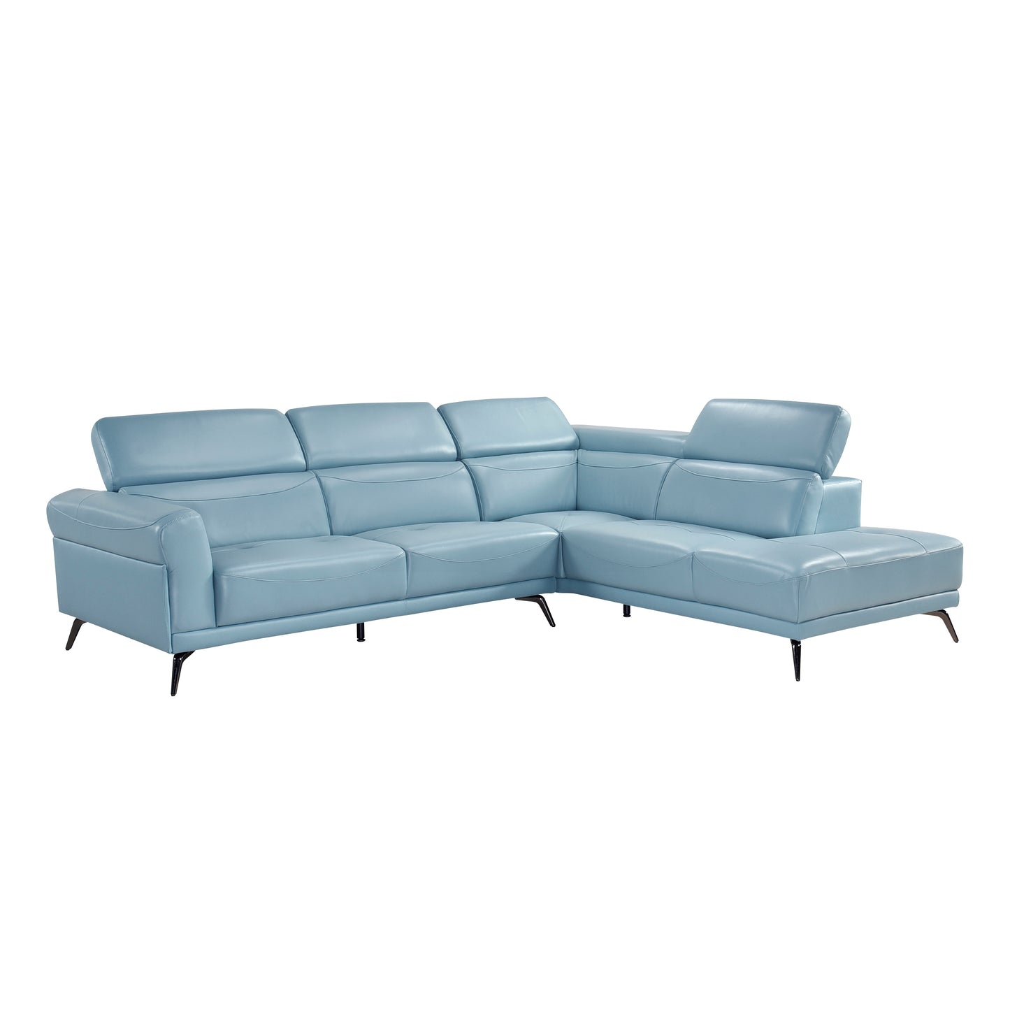 8456BUE*22LRC - (2)2-Piece Sectional with Right Side Chaise