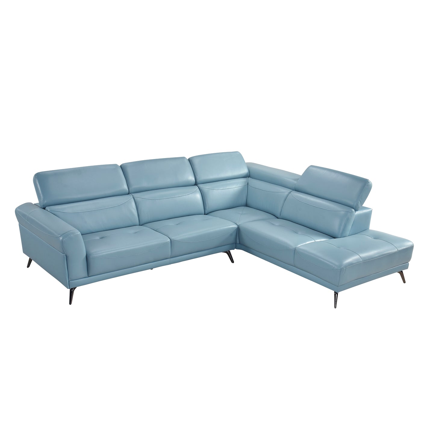 8456BUE*22LRC - (2)2-Piece Sectional with Right Side Chaise