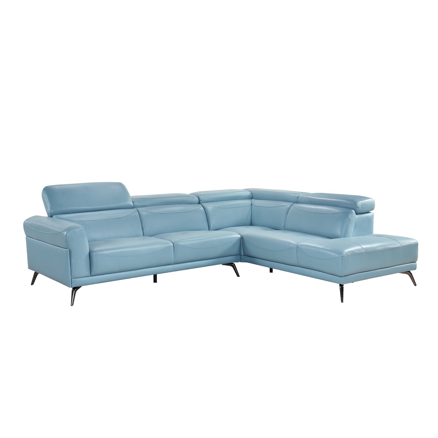 8456BUE*22LRC - (2)2-Piece Sectional with Right Side Chaise
