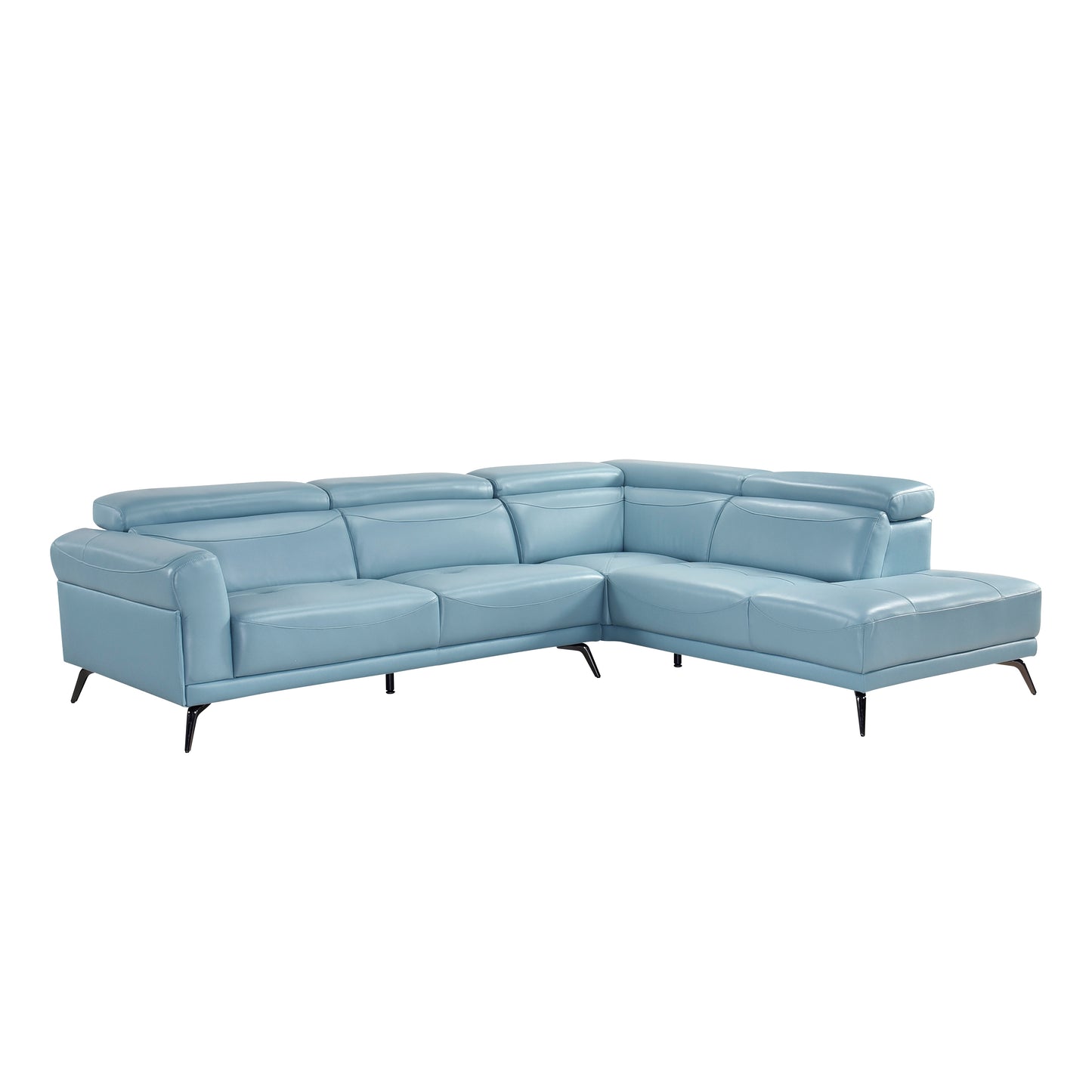 8456BUE*22LRC - (2)2-Piece Sectional with Right Side Chaise
