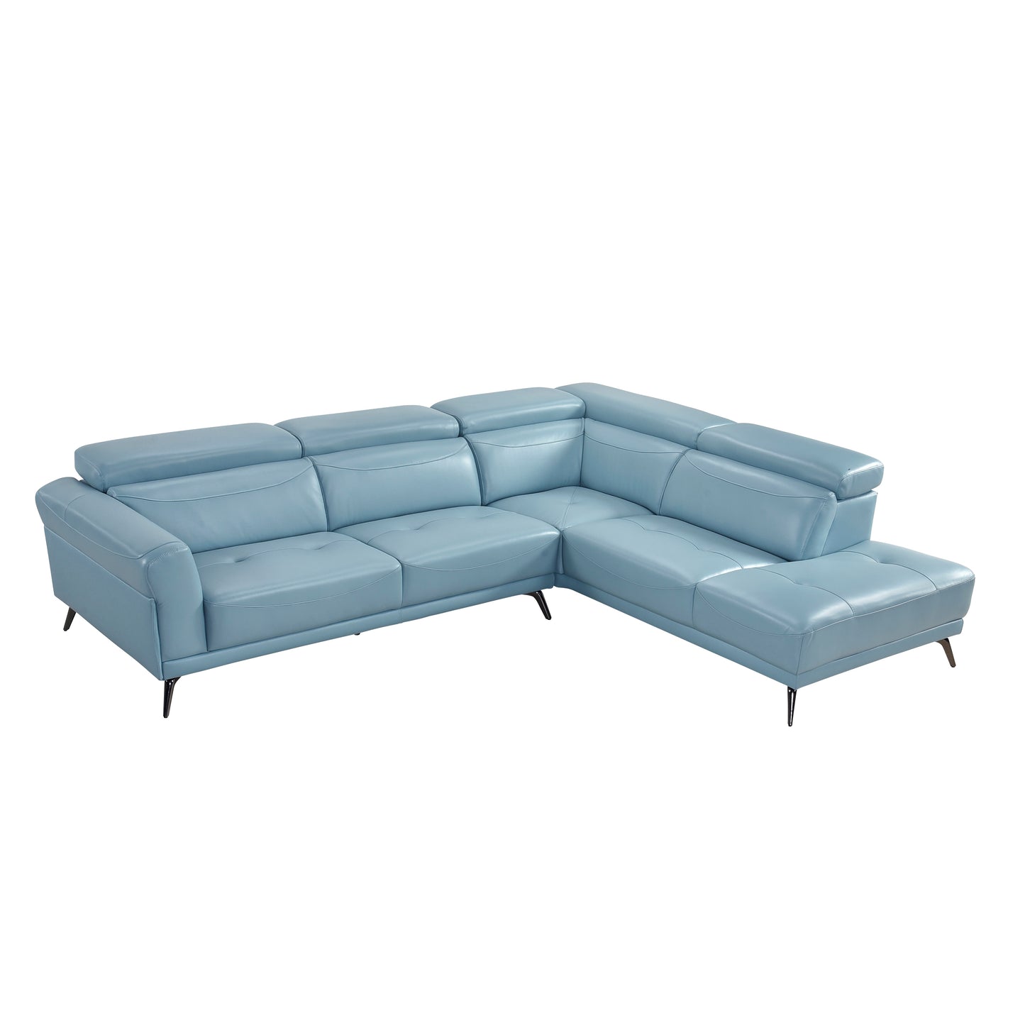 8456BUE*22LRC - (2)2-Piece Sectional with Right Side Chaise