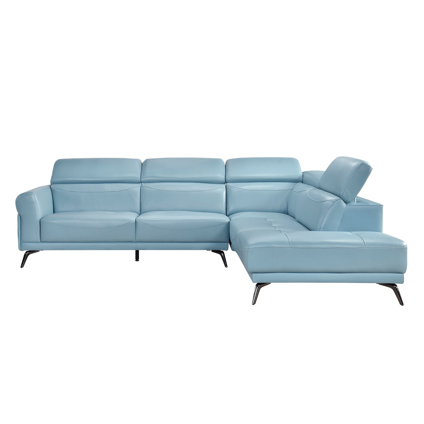 8456BUE*22LRC - (2)2-Piece Sectional with Right Side Chaise