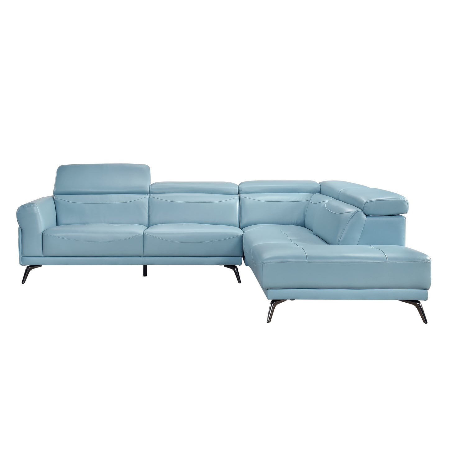 8456BUE*22LRC - (2)2-Piece Sectional with Right Side Chaise
