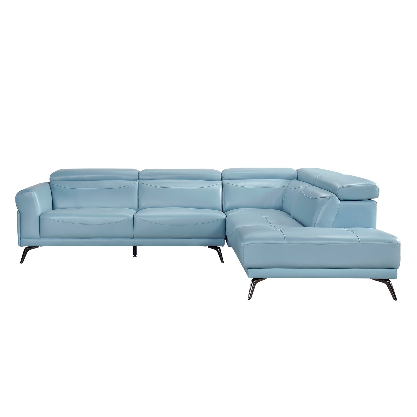 8456BUE*22LRC - (2)2-Piece Sectional with Right Side Chaise