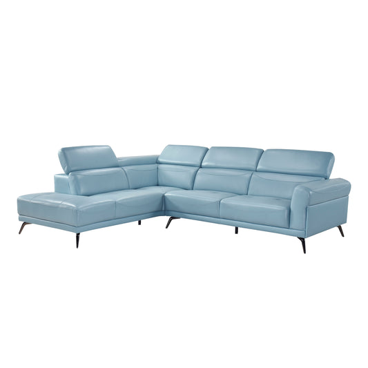 8456BUE*2LC2R - (2)2-Piece Sectional with Left Side Chaise