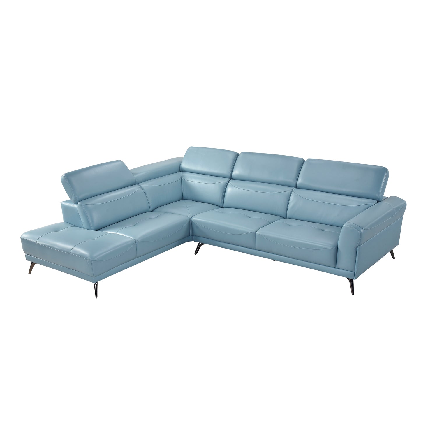 8456BUE*2LC2R - (2)2-Piece Sectional with Left Side Chaise