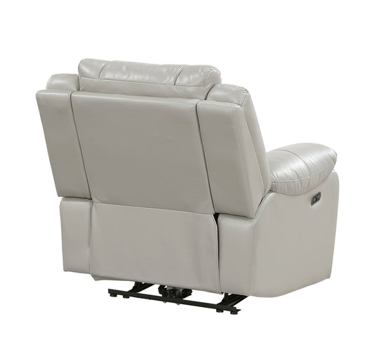 8457GRY-1PW - Power Reclining Chair with LED and Charging Ports