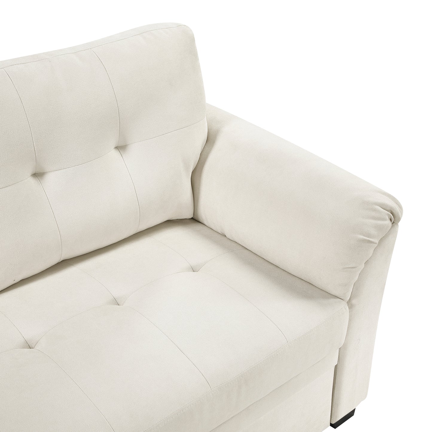 8477BEG*SC - (3)2-Piece Reversible Sectional with Reversible Chaise, Hidden Storage and Pull-out Bed