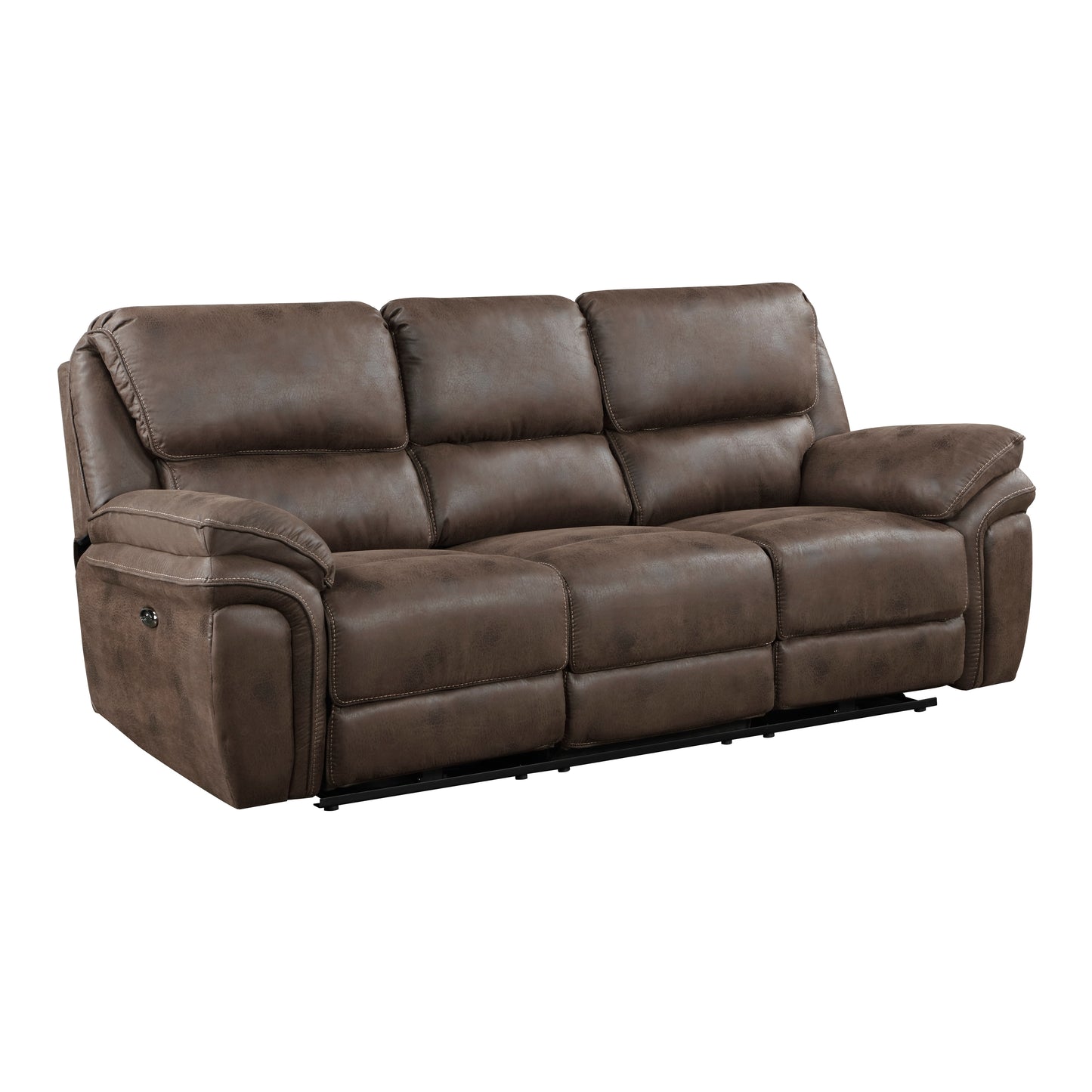 8517BRW-3PW - Power Double Reclining Sofa