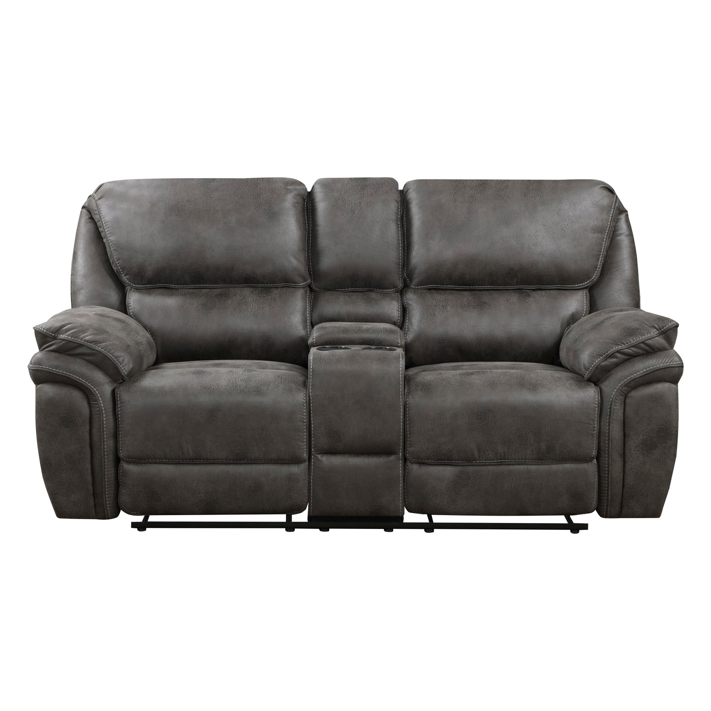 8517GRY*2 - 2pc Set: Sofa, Love