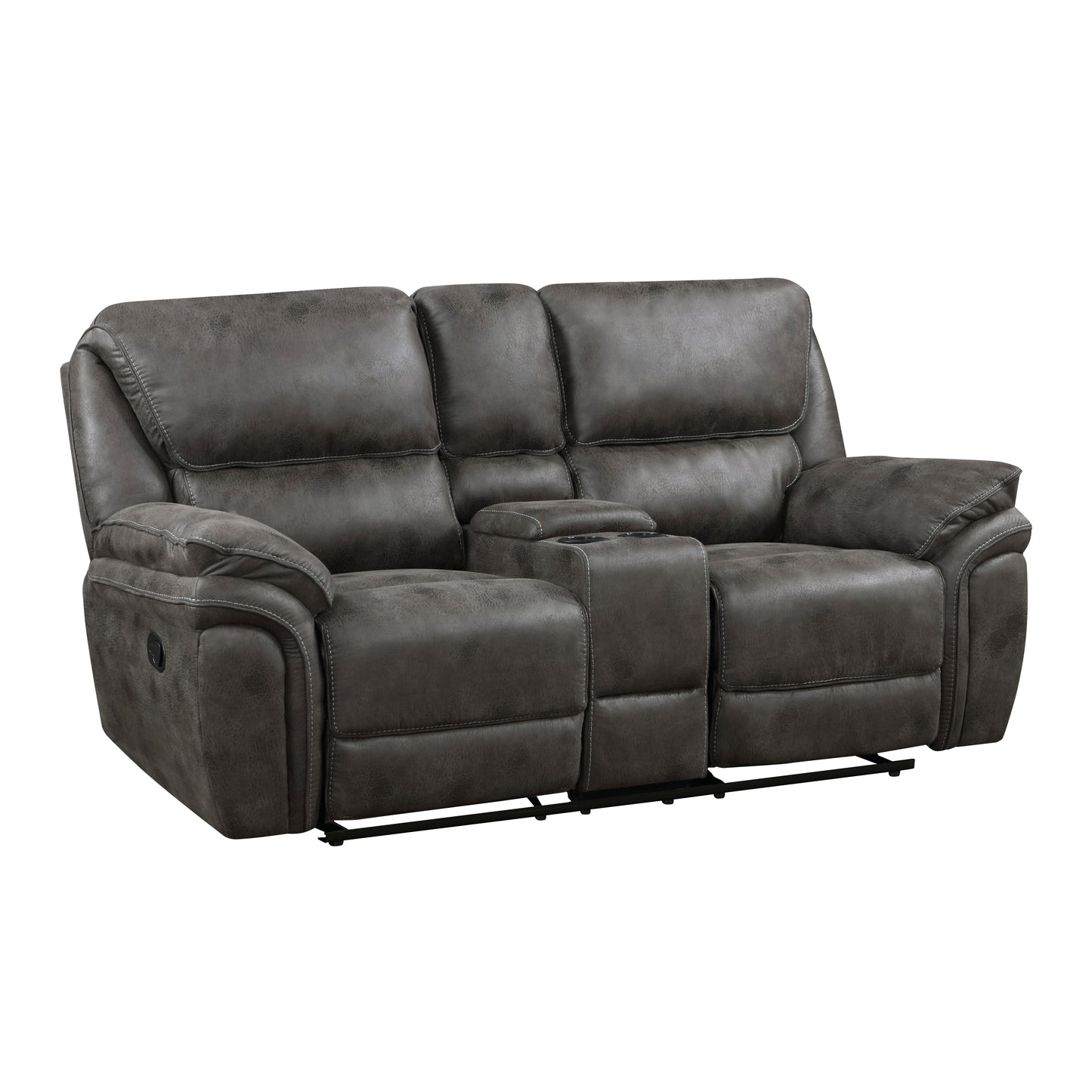 8517GRY*2 - 2pc Set: Sofa, Love