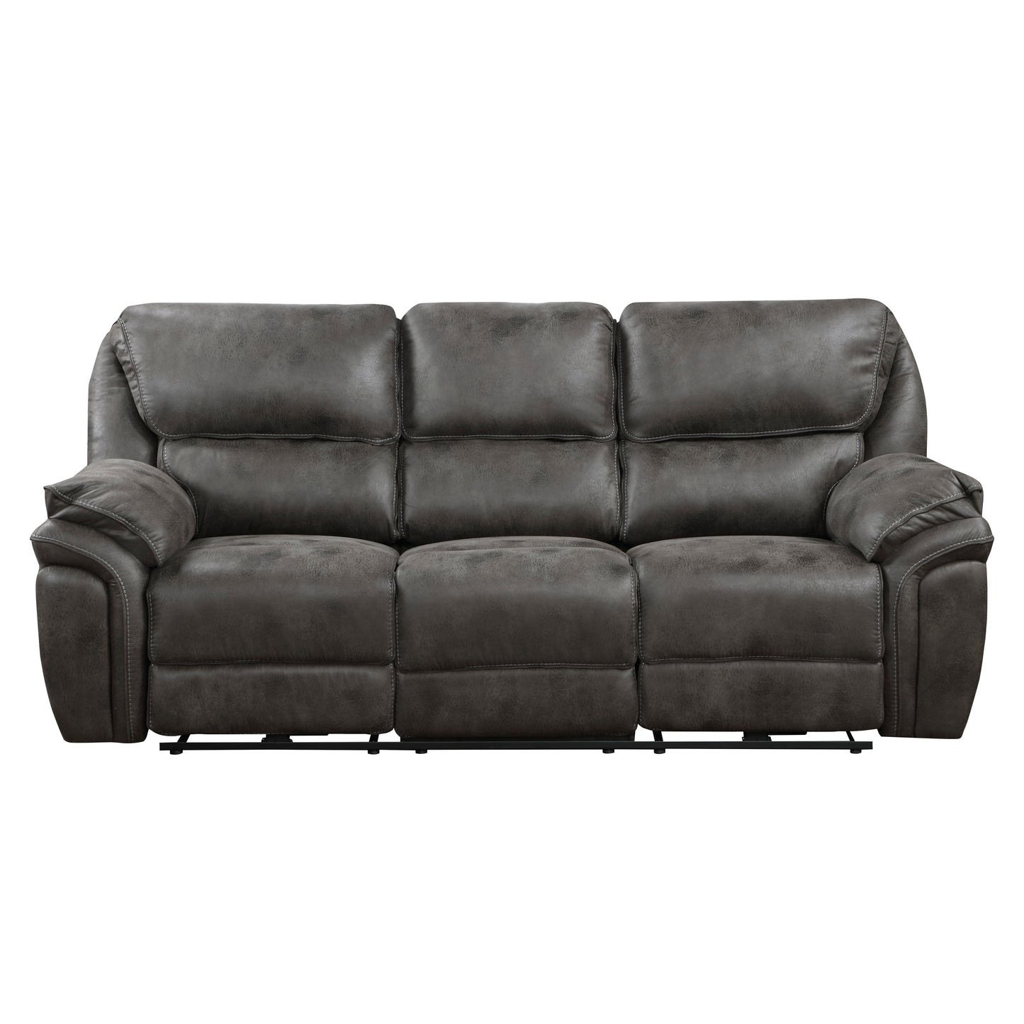 8517GRY*2PW - 2pc Set: Sofa, Love (Power)