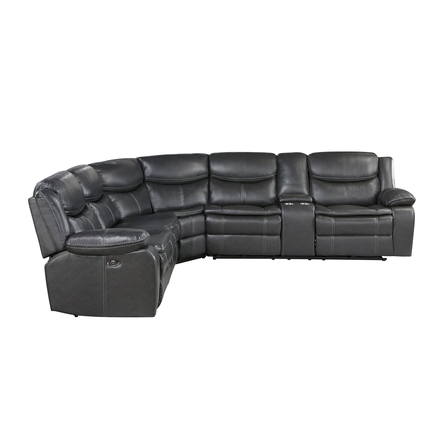 8528DG*SCPW - (3)3-Piece Power Reclining Sectional with Right Console