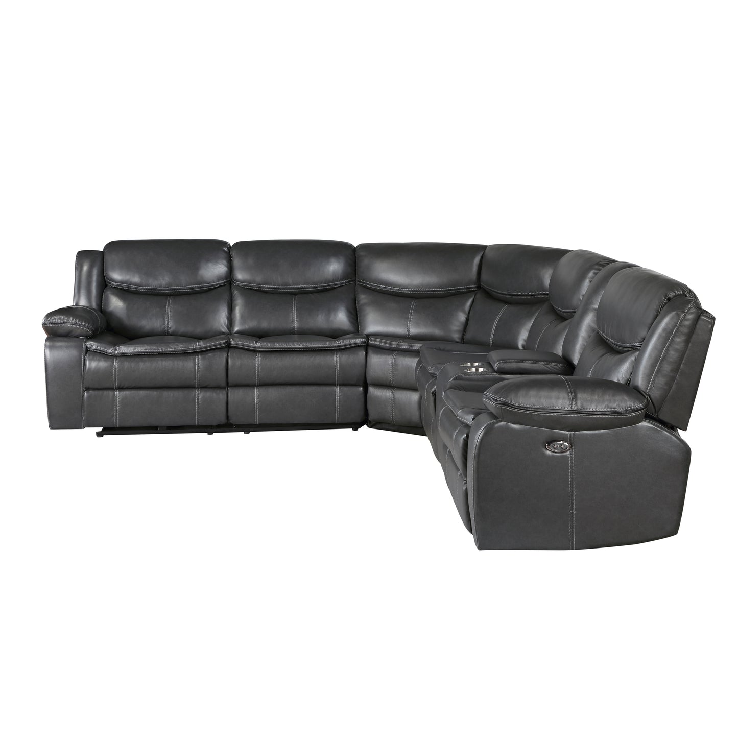 8528DG*SCPW - (3)3-Piece Power Reclining Sectional with Right Console