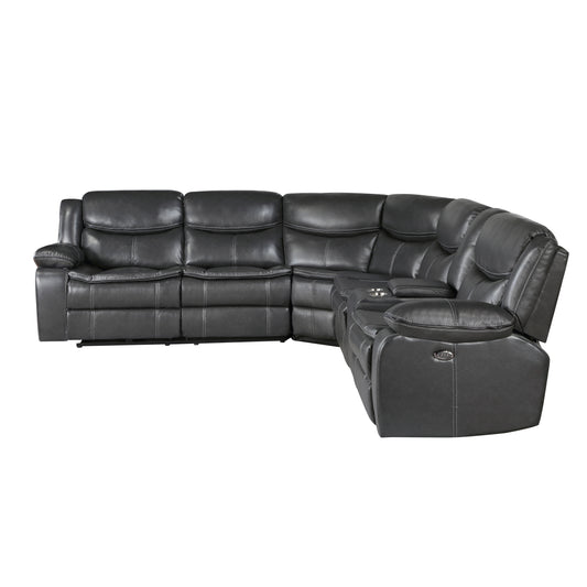 8528DG*SCPW - (3)3-Piece Power Reclining Sectional with Right Console
