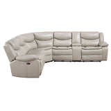 8528TP*SCPW - (3)3-Piece Power Reclining Sectional with Right Console