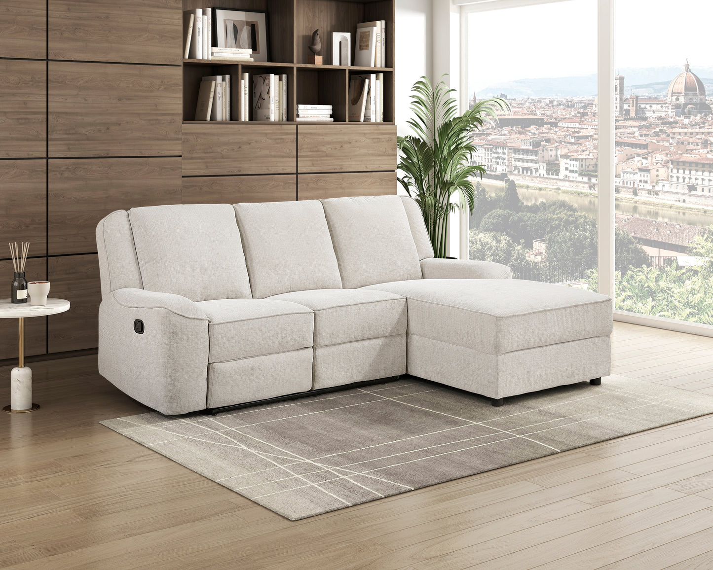 8530BE*SC - (2)2-Piece Reclining Sectional with Right Chaise