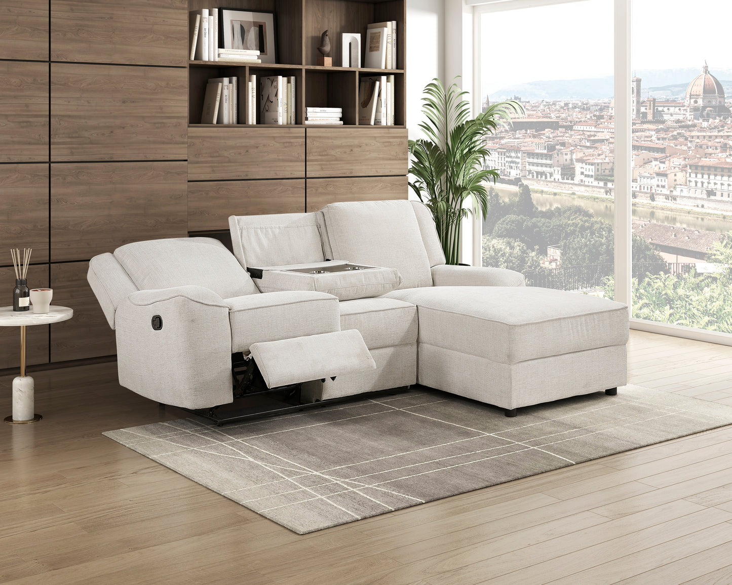 8530BE*SC - (2)2-Piece Reclining Sectional with Right Chaise