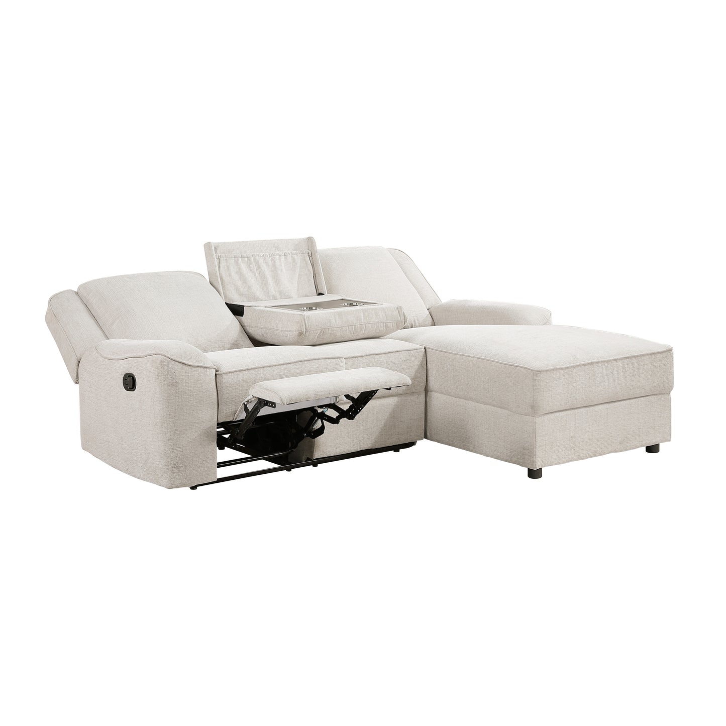 8530BE*SC - (2)2-Piece Reclining Sectional with Right Chaise