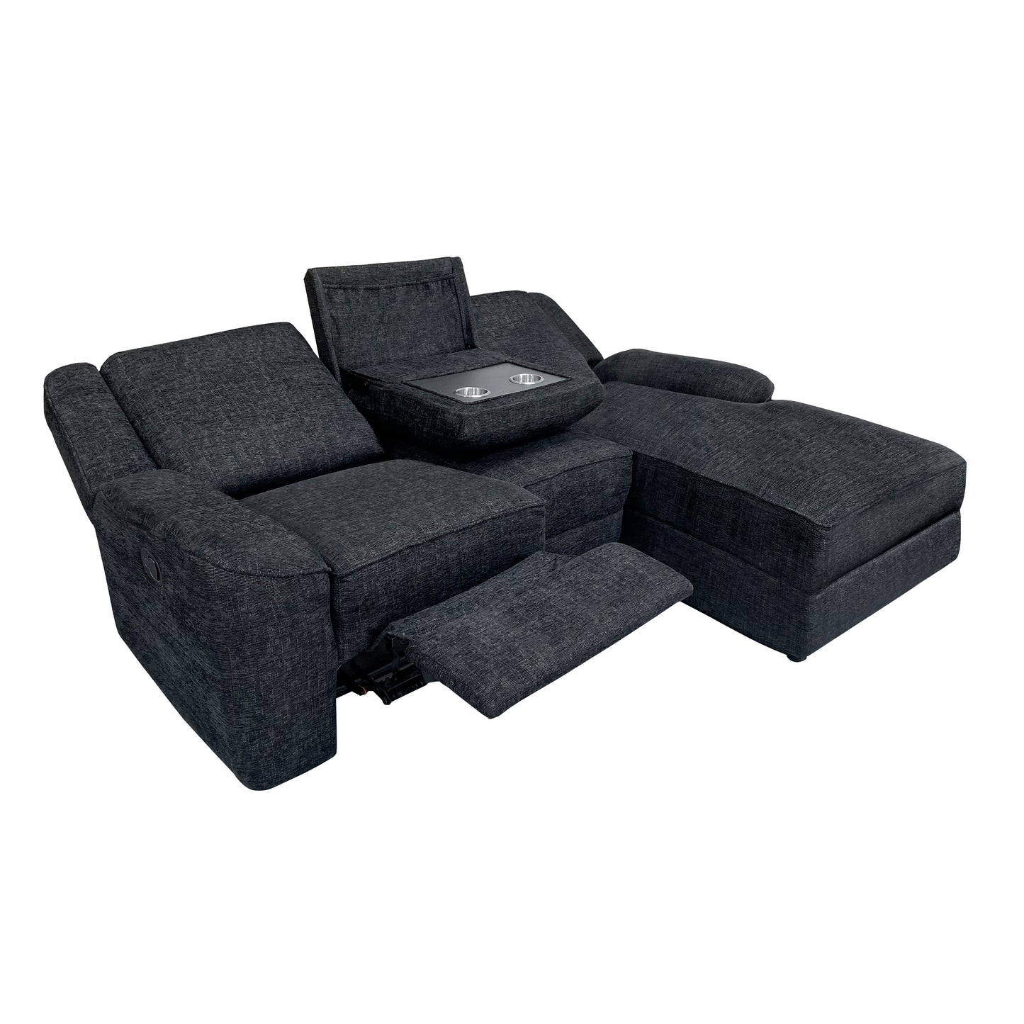 8530EB*SC - (2)2-Piece Reclining Sectional with Right Chaise