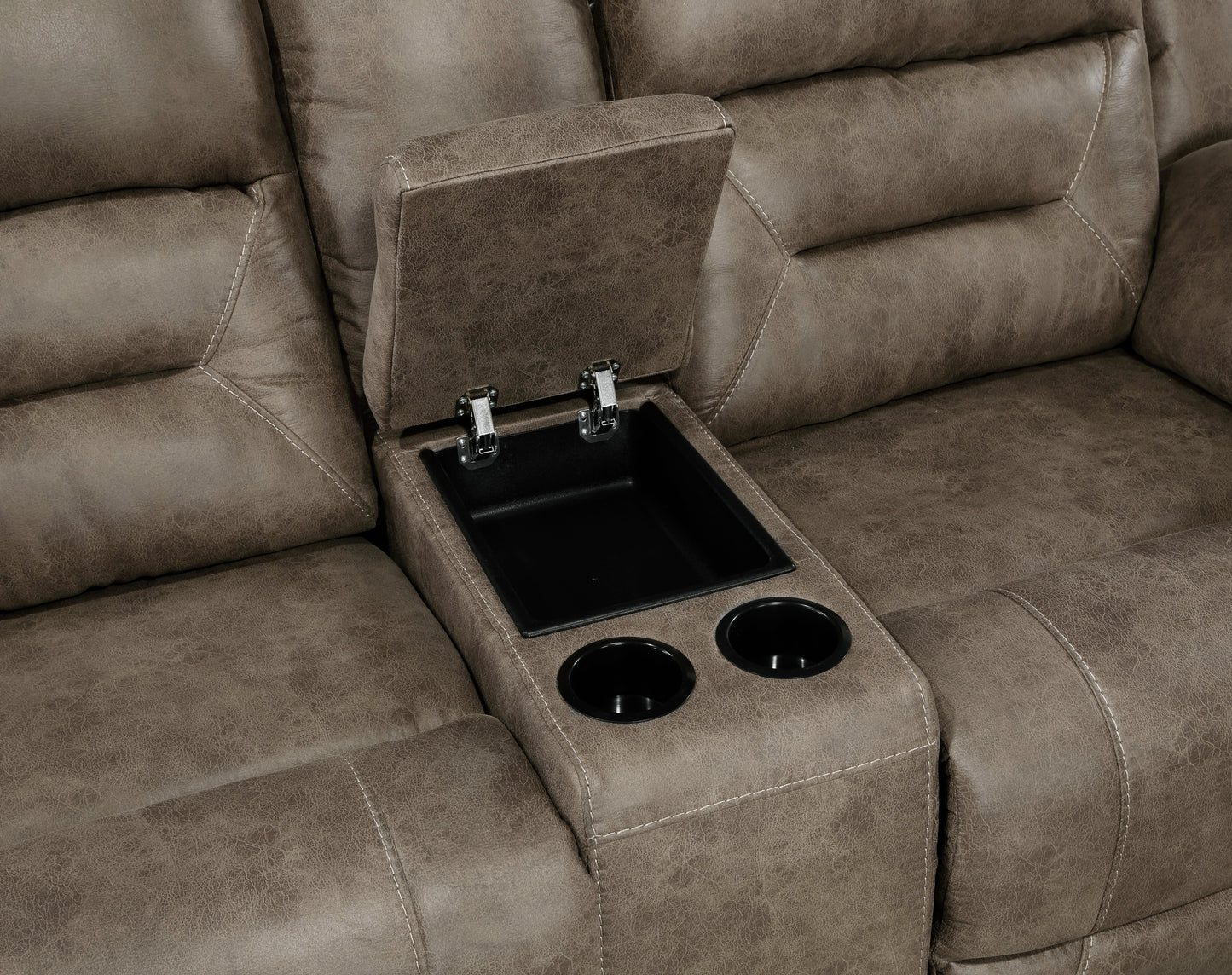 8538BR*2 - 2pc Set: Sofa, Love