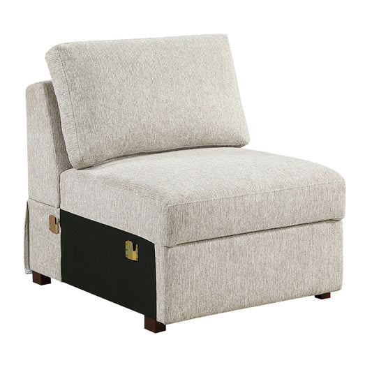 8548*7VC2ACR2ACLACAOT - (7)6-Piece Sectional with Reversible Chaise, Pull-out Bed and Ottoman
