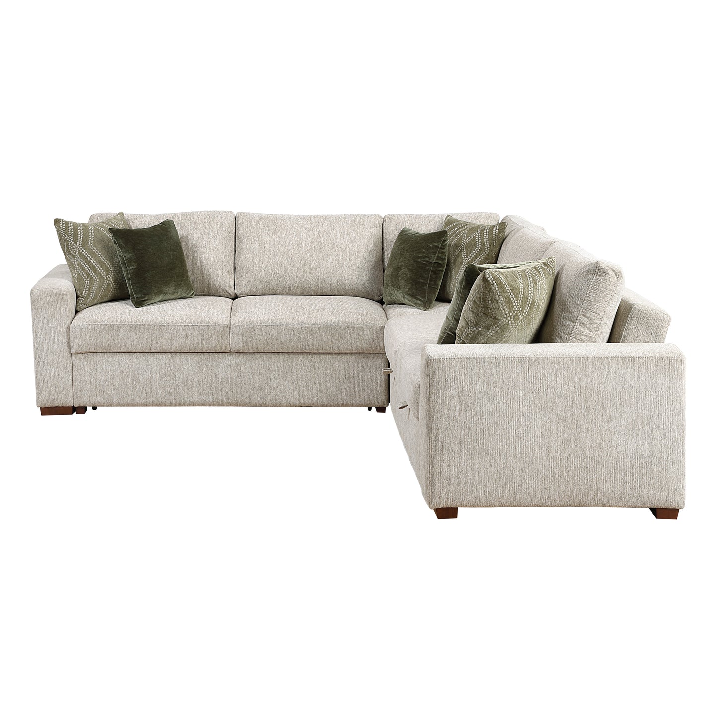 8548*42ACLCR2AA - (4)3-Piece Sectional with Pull-out Bed