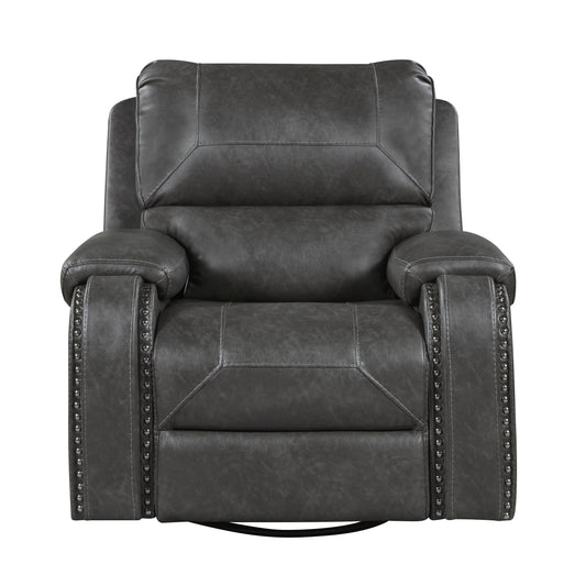 8549GRY-1 - Swivel Glider Reclining Chair