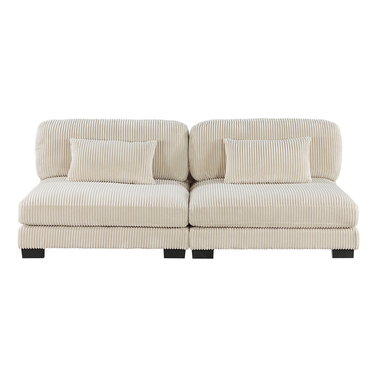 8555BE*2AC1CROT - (4)4-Piece Modular Sectional with Ottoman