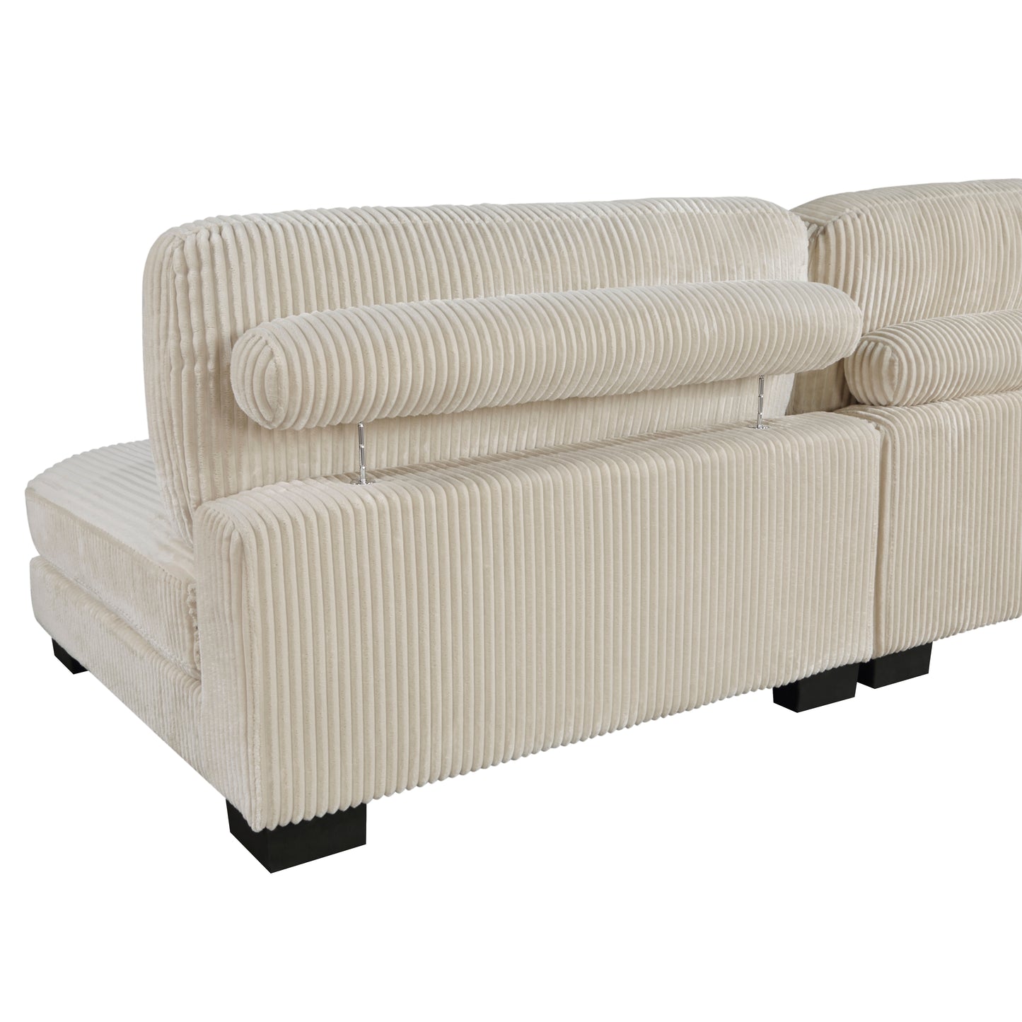 8555BE*2AC2VC - (4)4-Piece Modular Sectional with Reversible Chaise