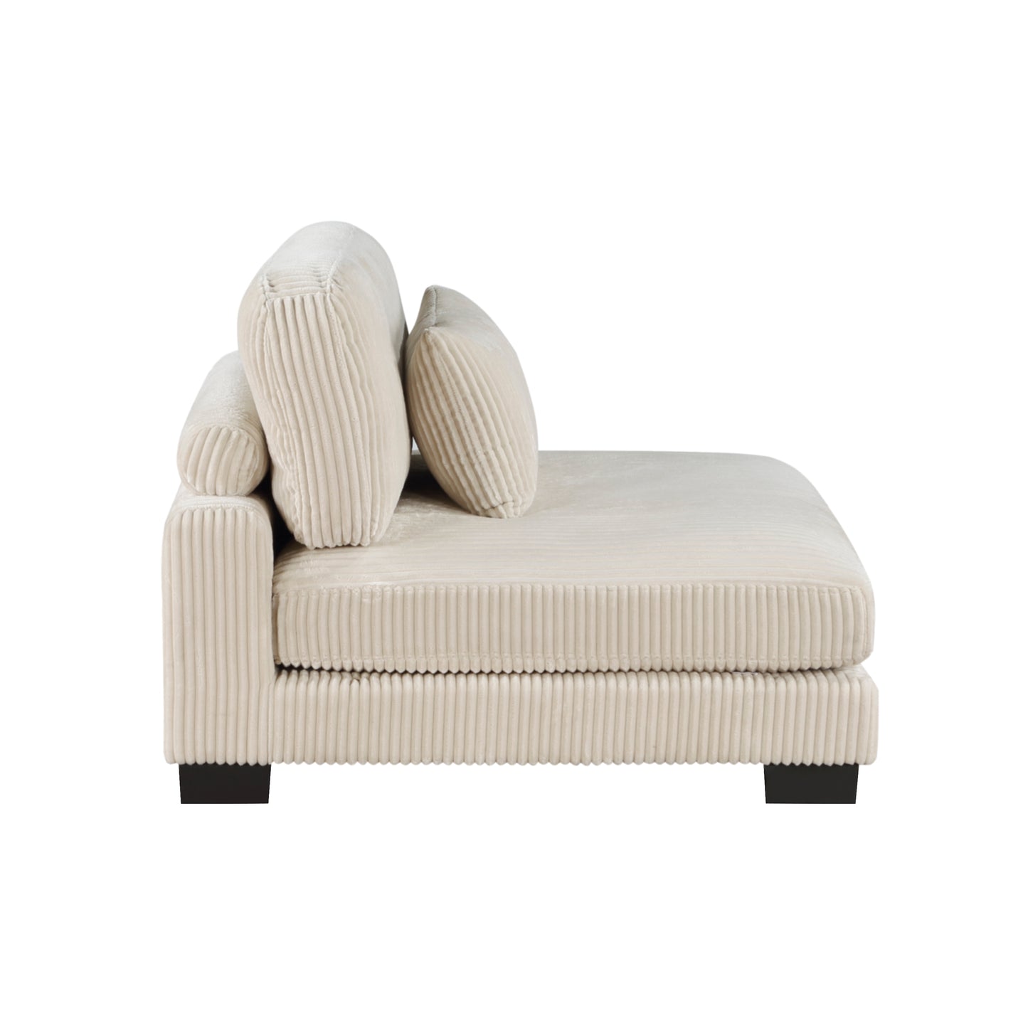 8555BE*CRACVCOT - (4)4-Piece Modular Sectional with Reversible Chaise and Ottoman