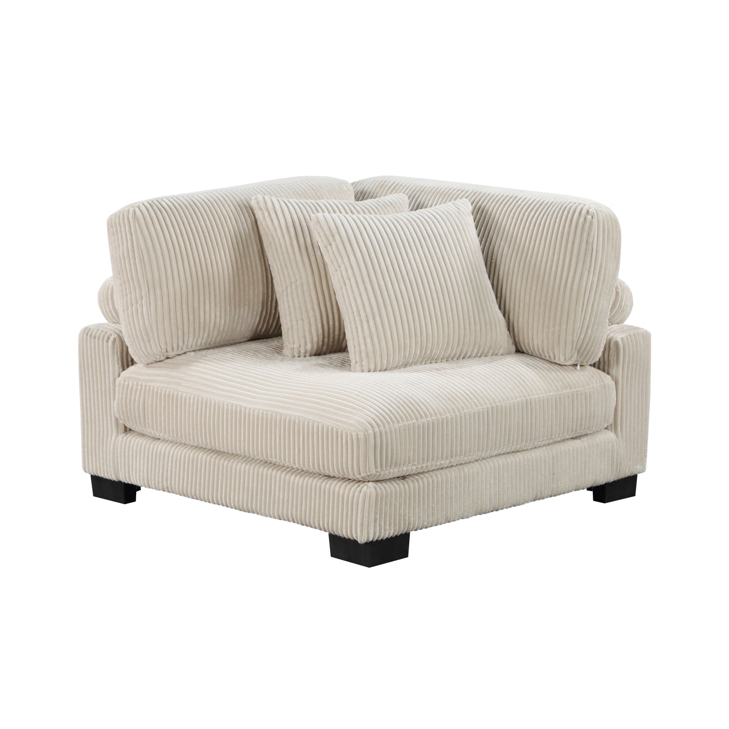 8555BE*CRACVCOT - (4)4-Piece Modular Sectional with Reversible Chaise and Ottoman