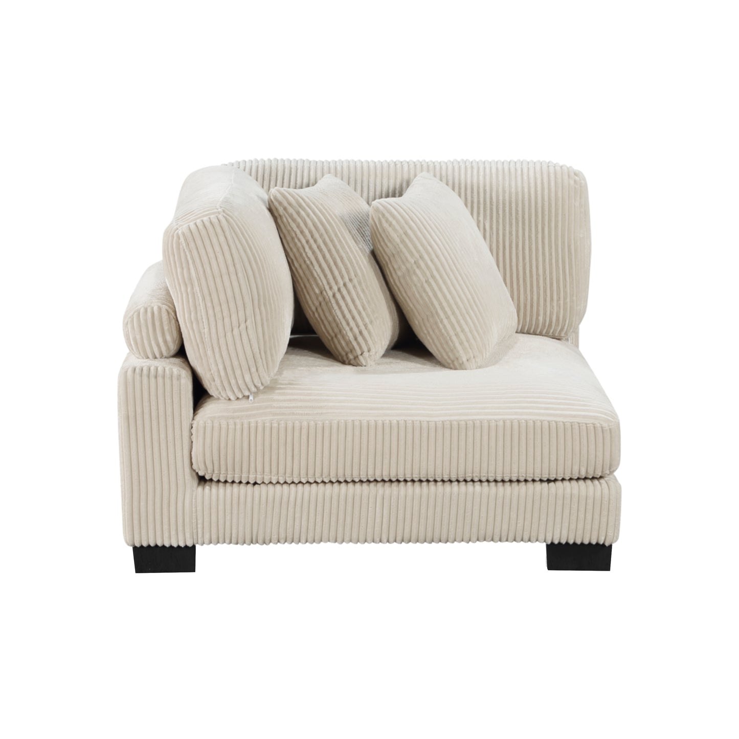 8555BE*CRACVCOT - (4)4-Piece Modular Sectional with Reversible Chaise and Ottoman