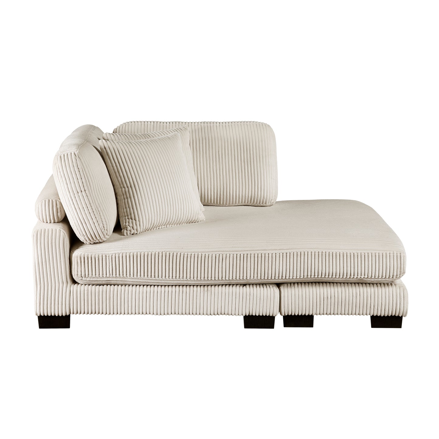 8555BE*CRACVCOT - (4)4-Piece Modular Sectional with Reversible Chaise and Ottoman