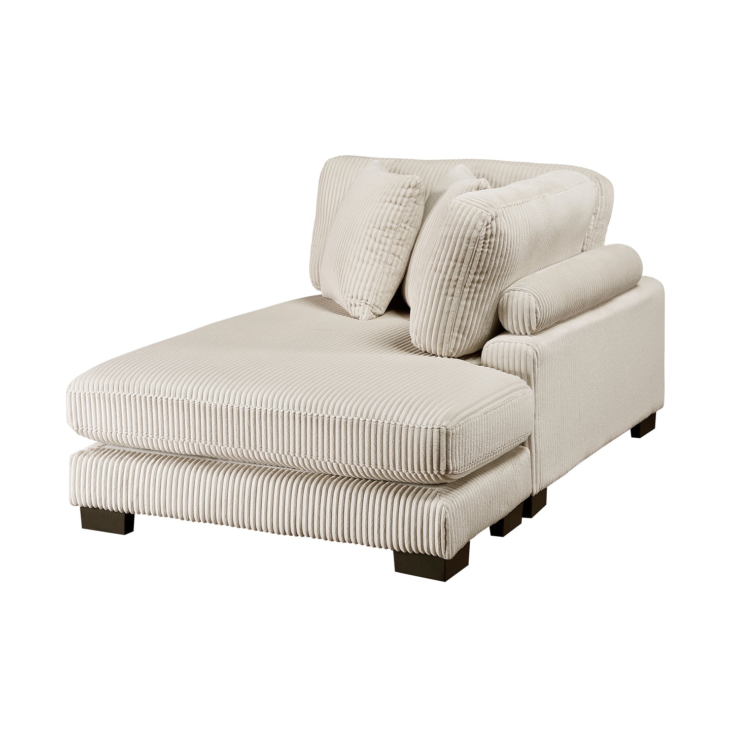 8555BE*CRACVCOT - (4)4-Piece Modular Sectional with Reversible Chaise and Ottoman