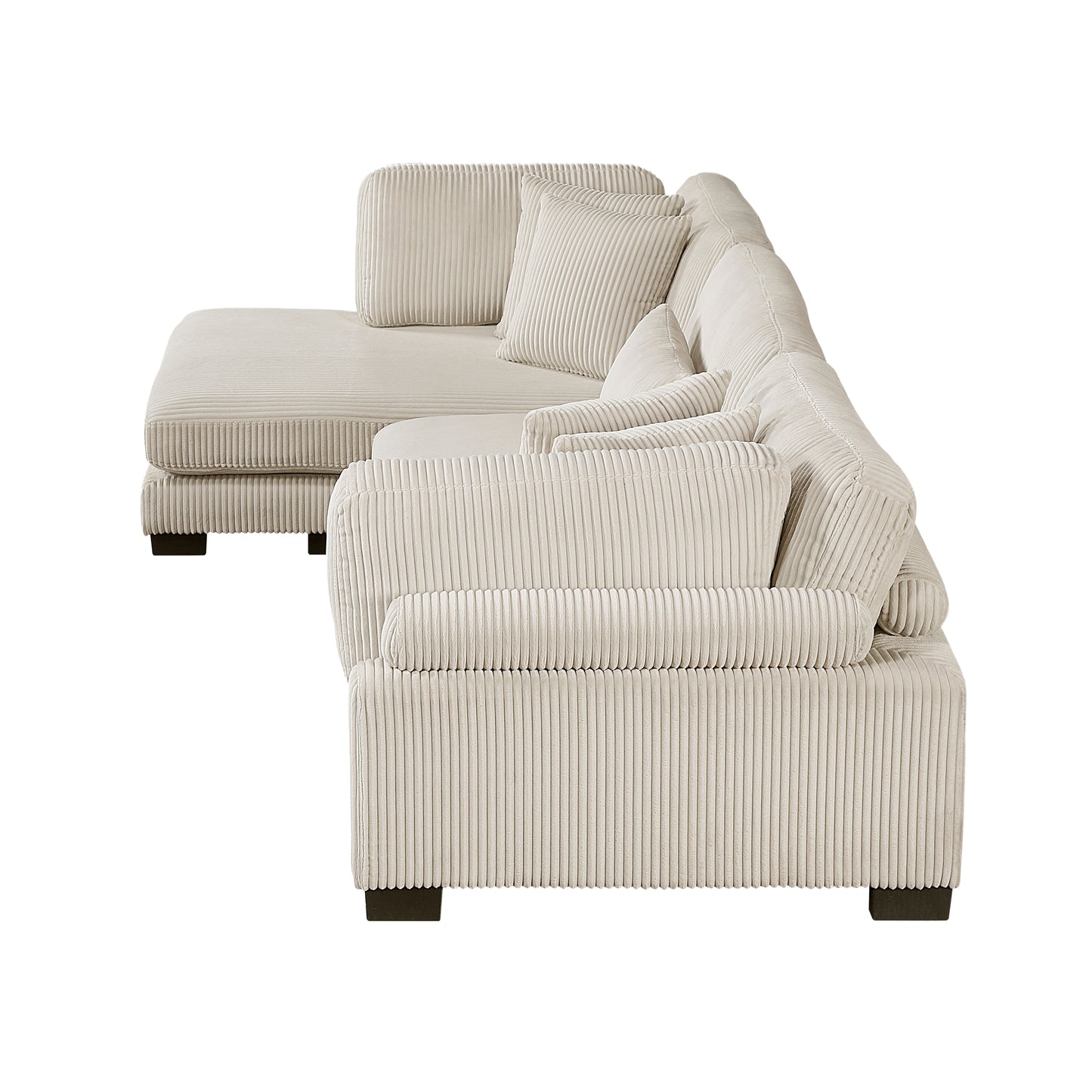 8555BE*CRACVC - (3)3-Piece Modular Sectional with Reversible Chaise