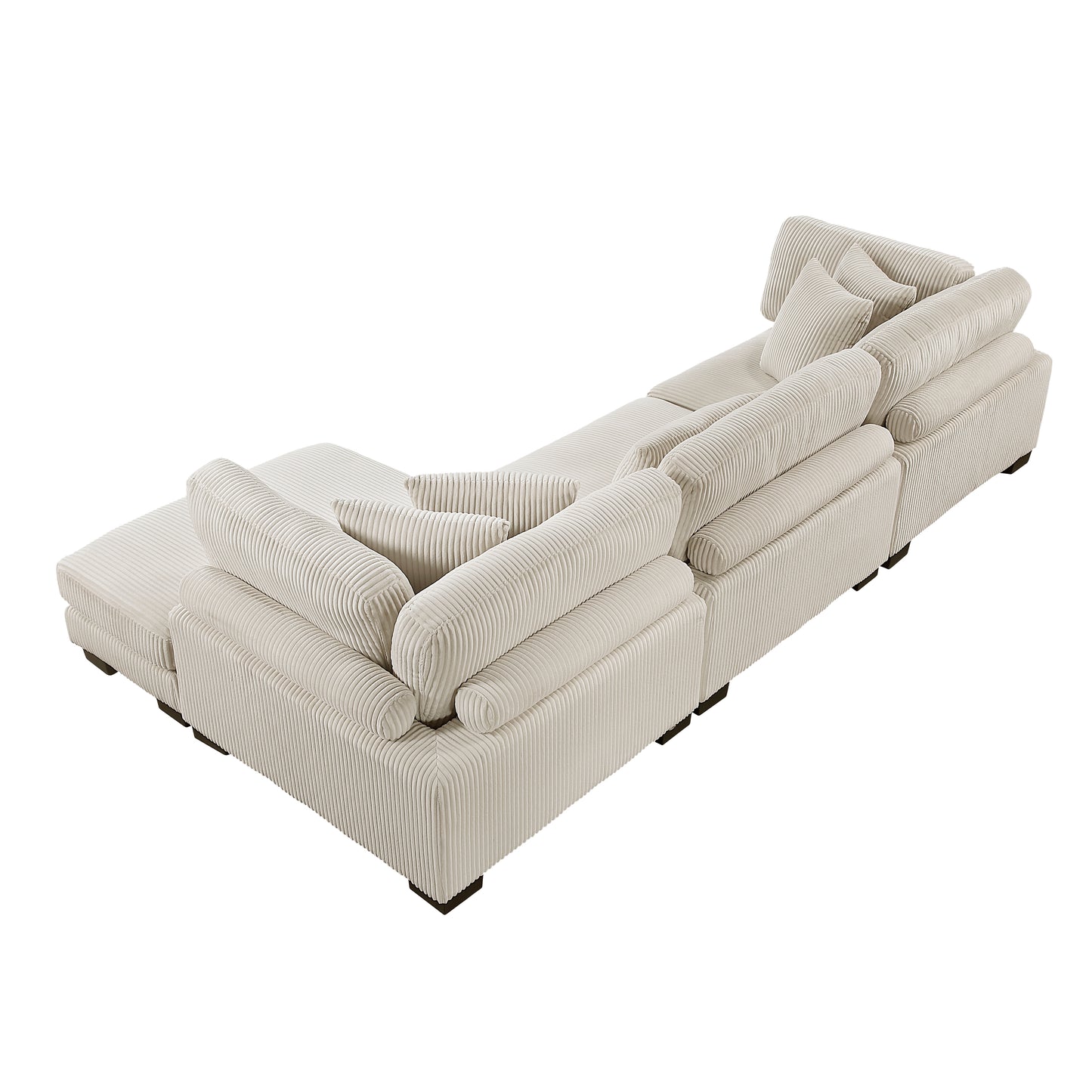 8555BE*CRACVC - (3)3-Piece Modular Sectional with Reversible Chaise
