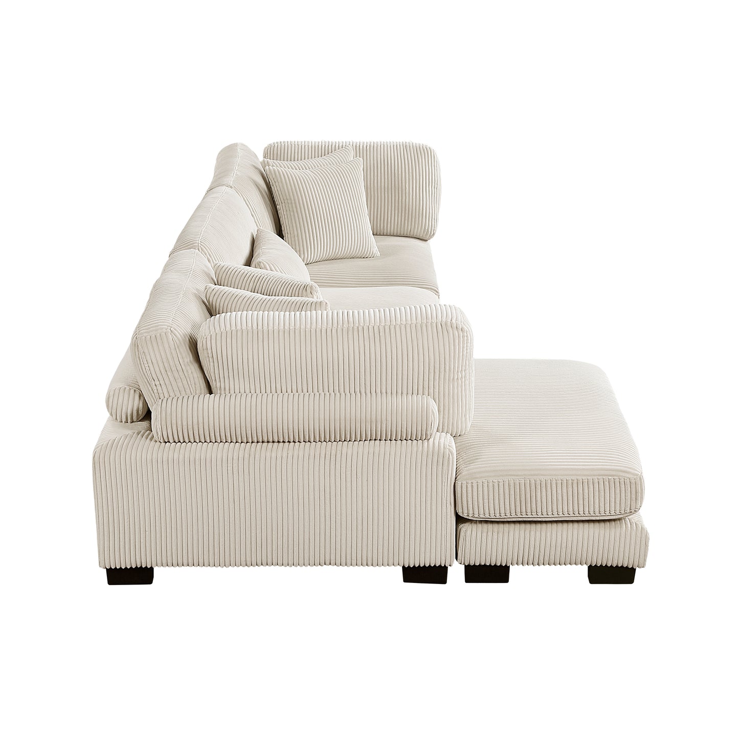 8555BE*CRACVC - (3)3-Piece Modular Sectional with Reversible Chaise