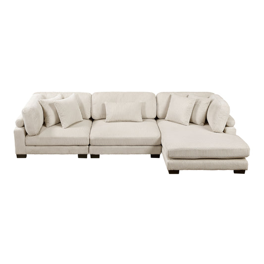 8555BE*CRACVC - (3)3-Piece Modular Sectional with Reversible Chaise