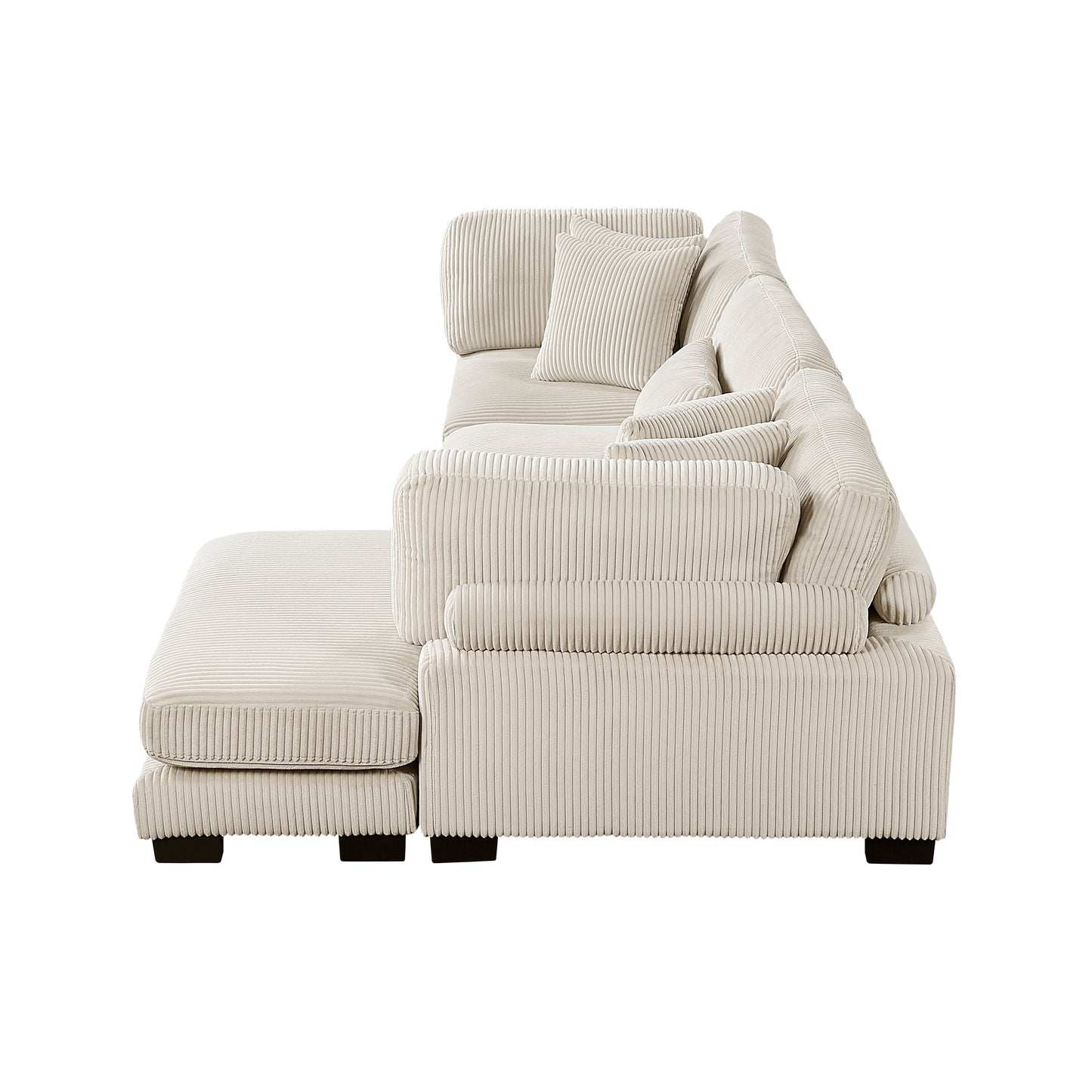 8555BE*CRACVC - (3)3-Piece Modular Sectional with Reversible Chaise