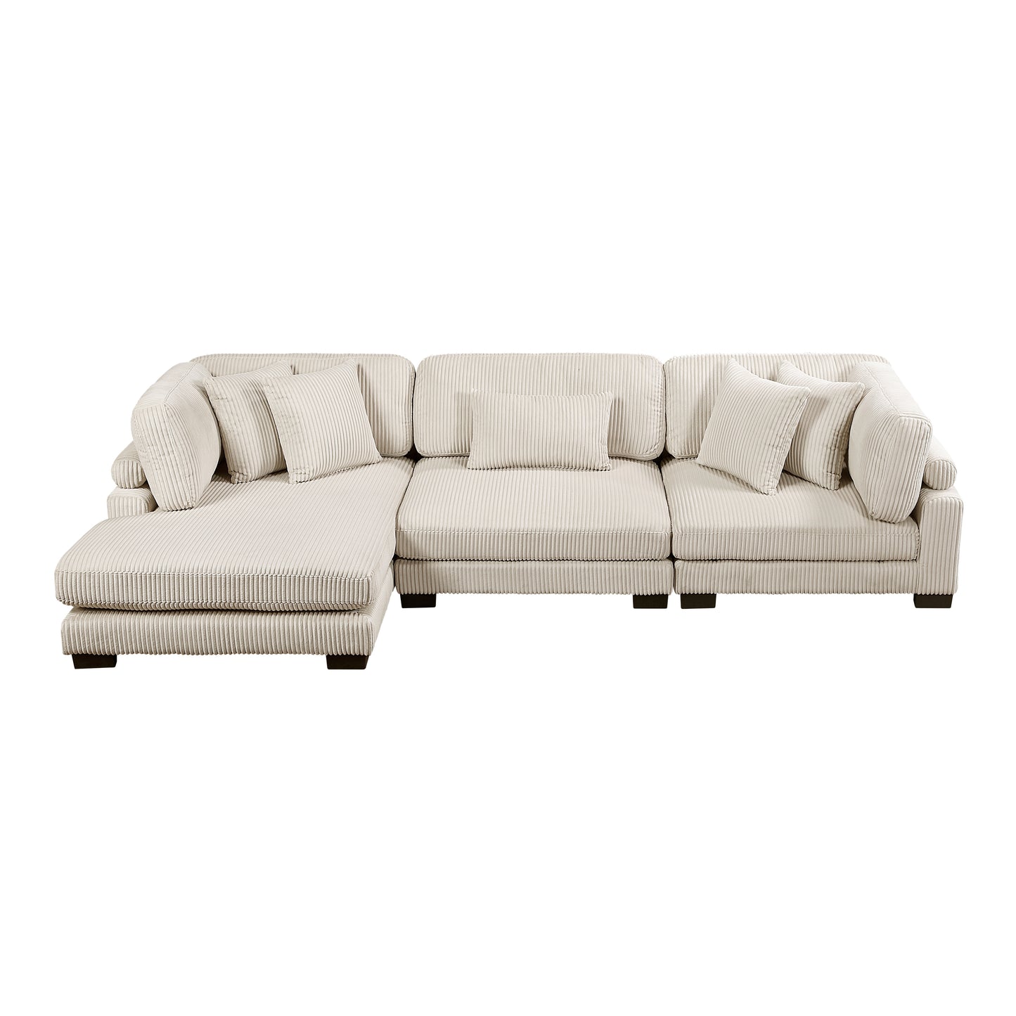 8555BE*CRACVC - (3)3-Piece Modular Sectional with Reversible Chaise