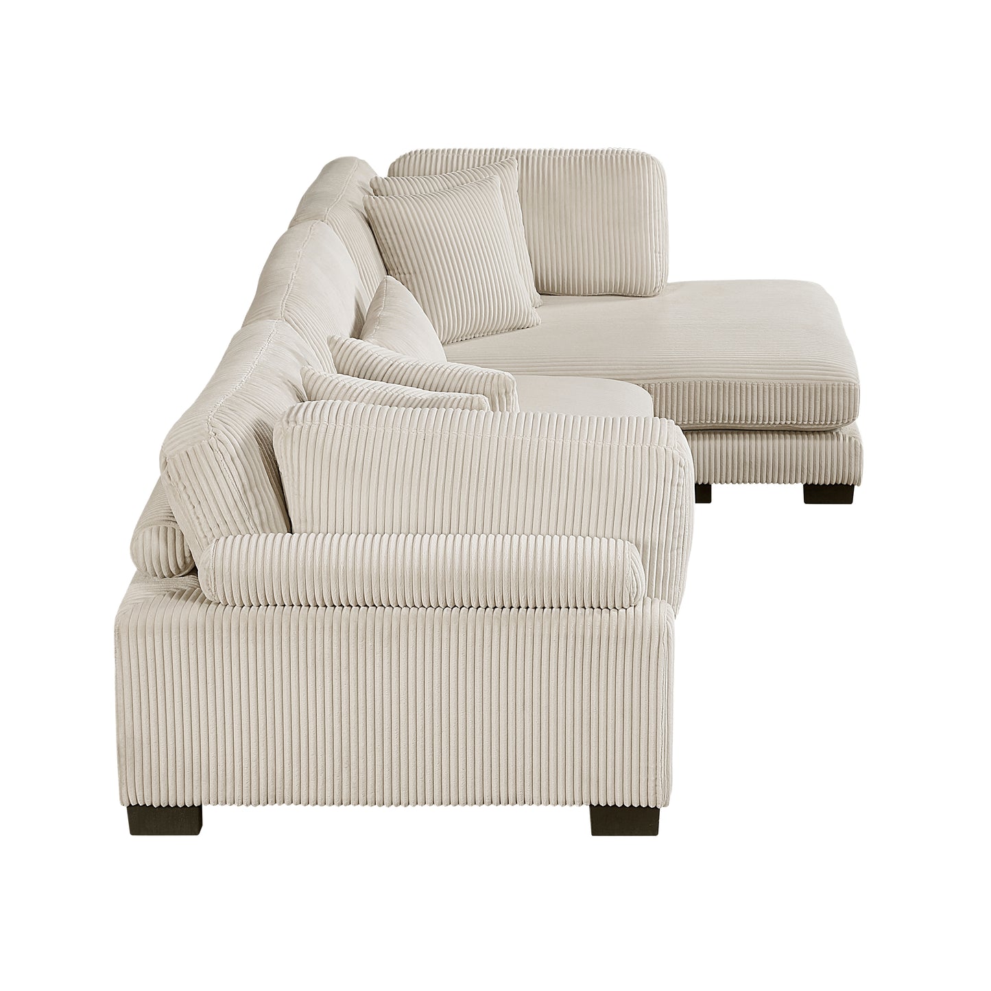 8555BE*CRACVC - (3)3-Piece Modular Sectional with Reversible Chaise