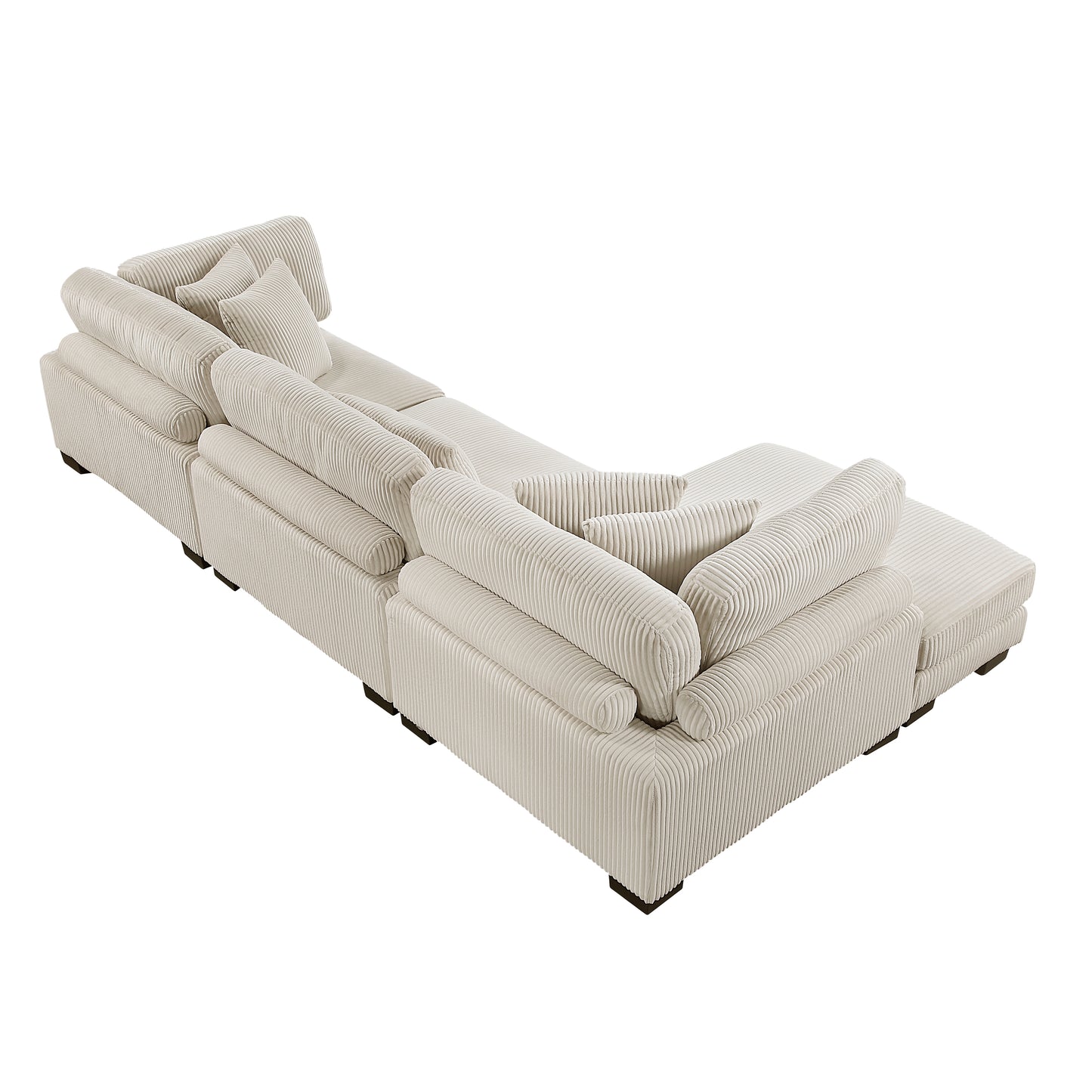 8555BE*CRACVC - (3)3-Piece Modular Sectional with Reversible Chaise