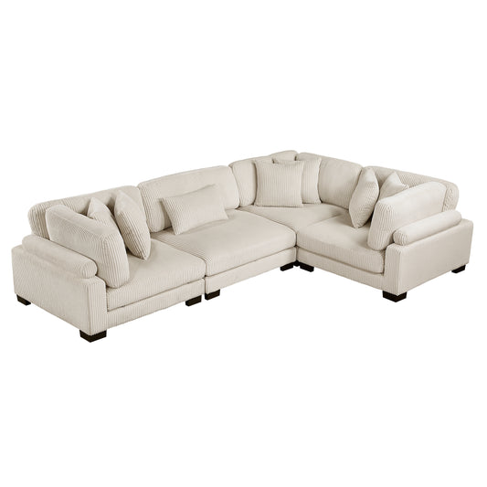 8555BE*3CRAC - (4)4-Piece Modular Sectional