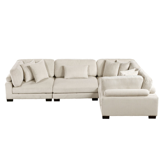 8555BE*3CRAC - (4)4-Piece Modular Sectional