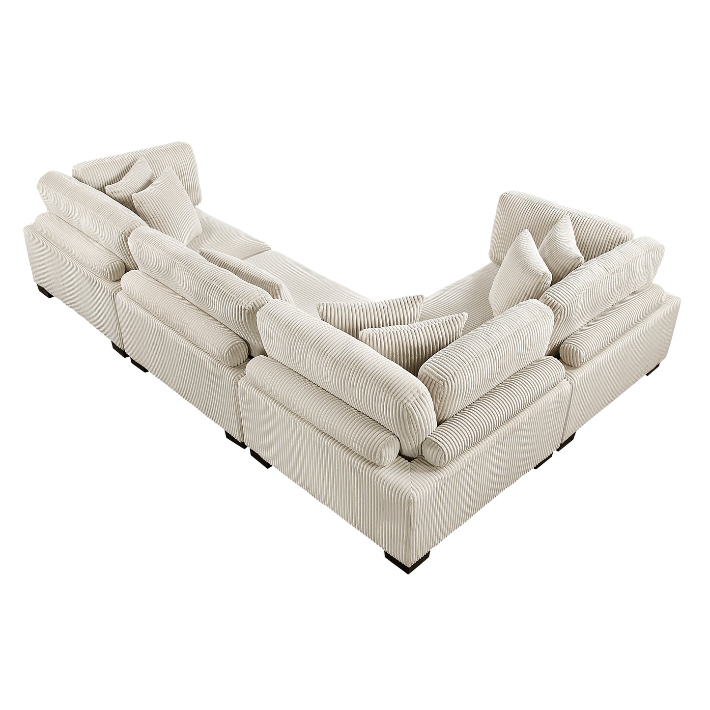 8555BE*3CRAC - (4)4-Piece Modular Sectional