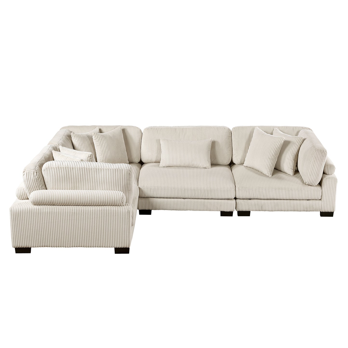 8555BE*3CRAC - (4)4-Piece Modular Sectional