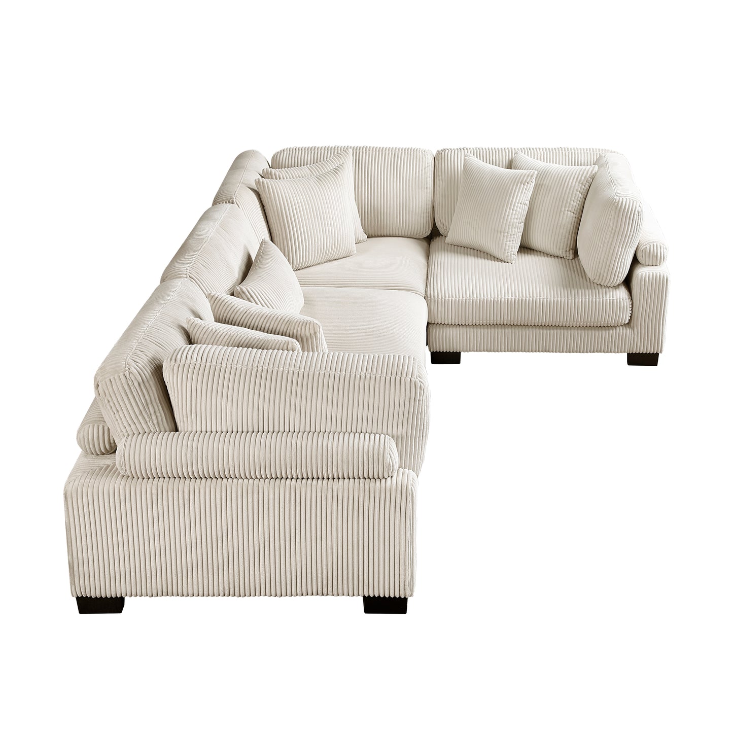 8555BE*3CRAC - (4)4-Piece Modular Sectional